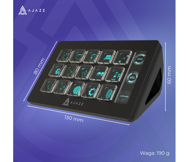 Ajazz AKP153E USB czarny - 1536405 - zdjęcie 15